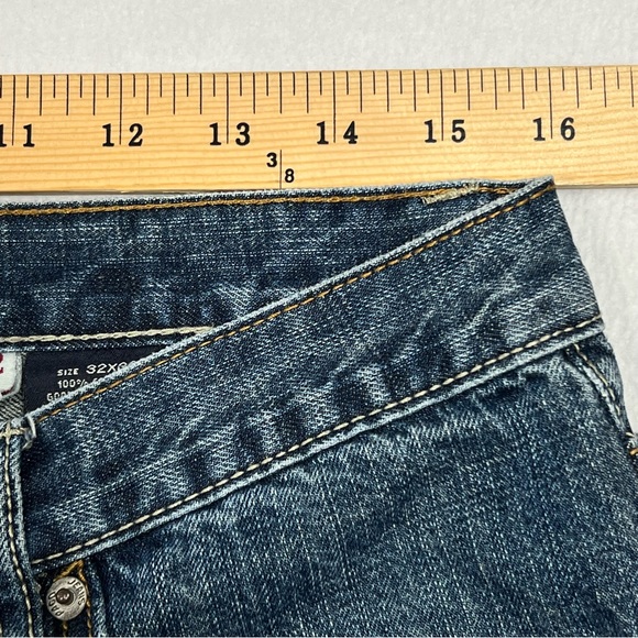 VINTAGE Paco Jeans Mens FIT 32x29 Blue Relaxed Fit Denim 90's Hip Hop TAG 32x30 - Picture 9 of 15